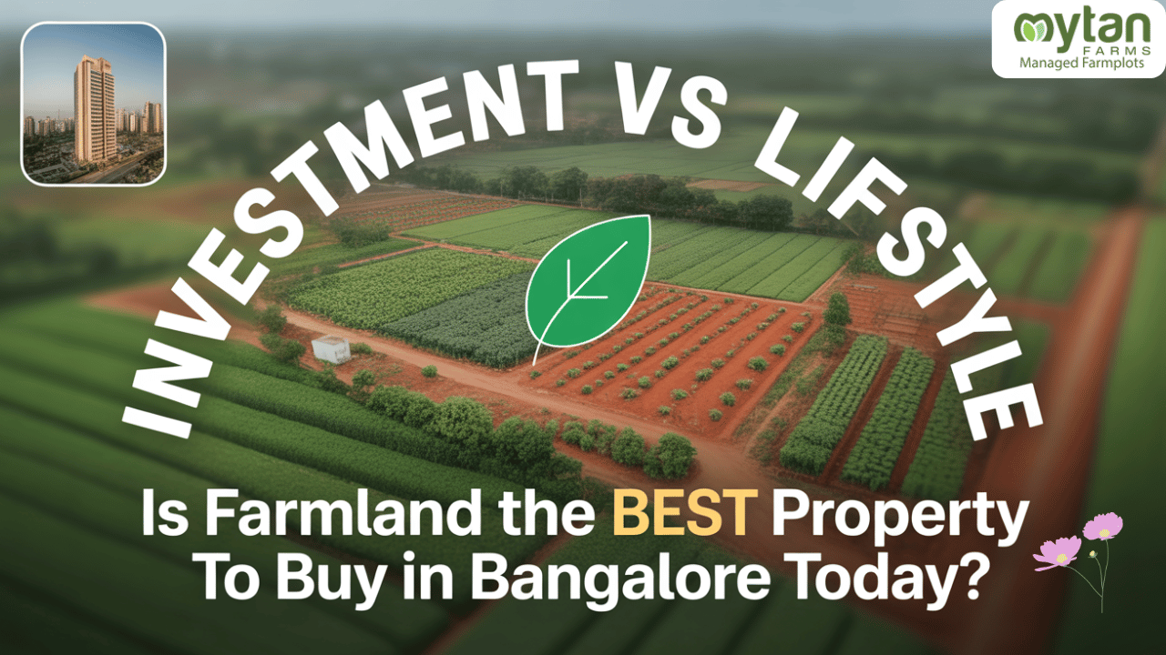 Investment vs Lifestyle: Is Farmland the Best Property to Buy in Bangalore Today?