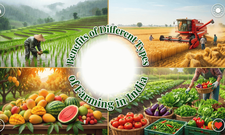 Benefits of Different Types of Farming in India: