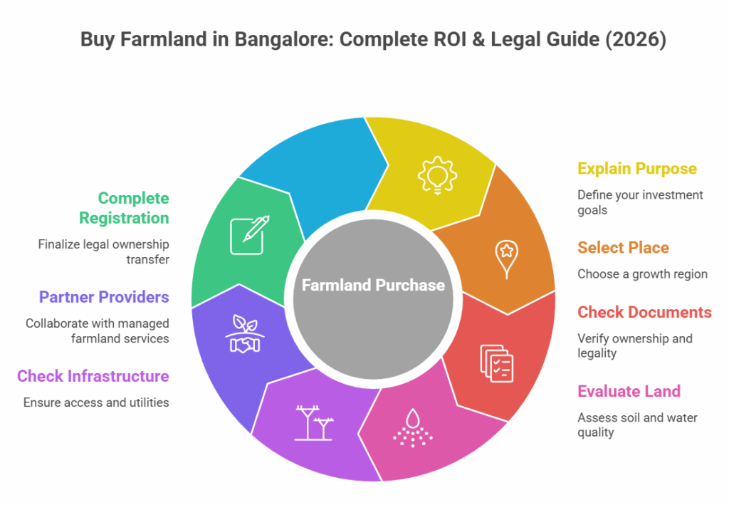 Step-by-Step Process to Buy Farmland in Bangalore