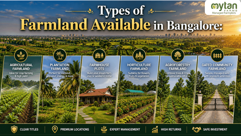 Types of Farmland Available in Bangalore:
