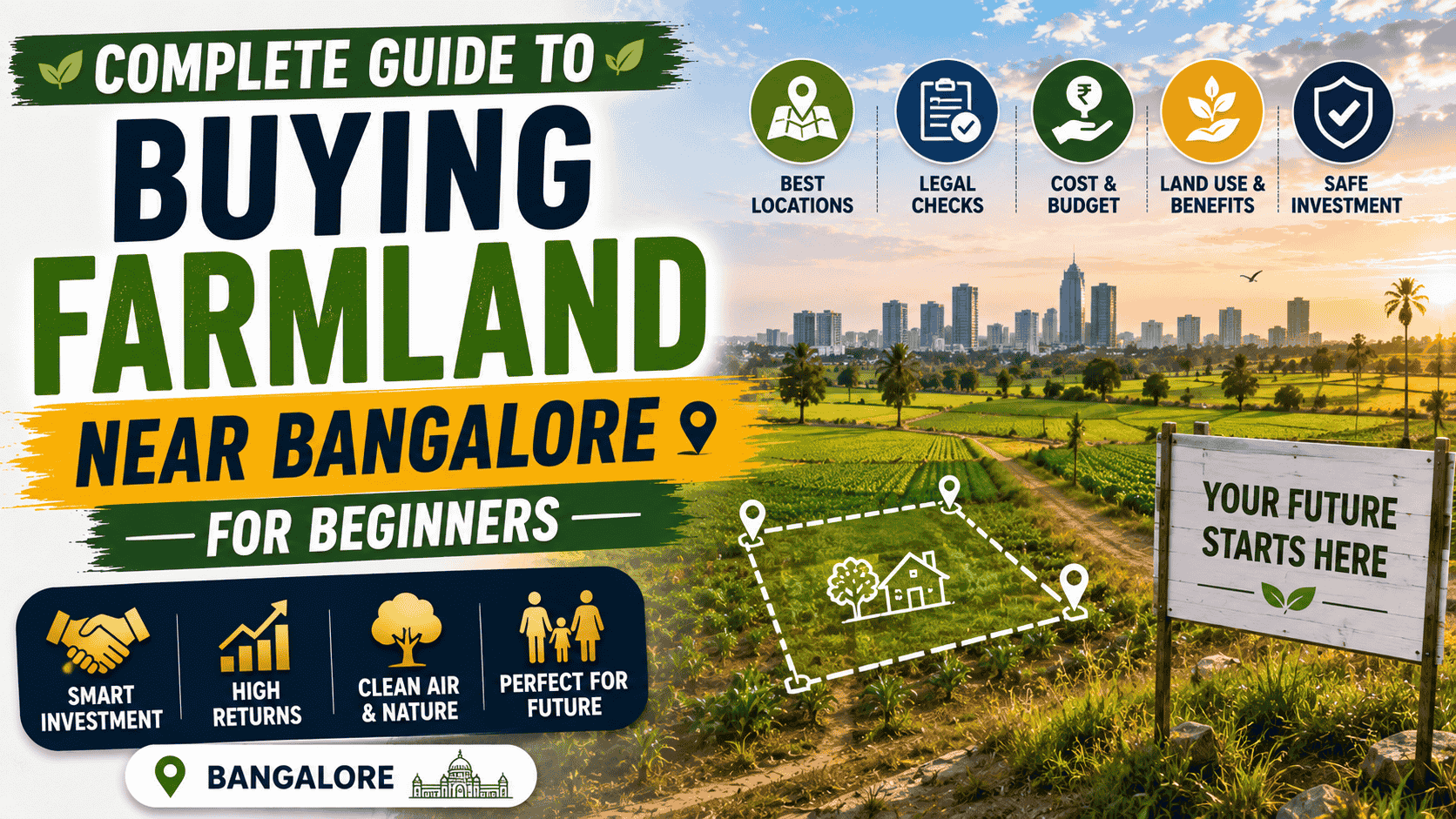Complete Guide to Buying Farmland Near Bangalore for Beginners